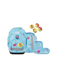 ERGOBAG | Schulrucksack Set 6tlg Pack Bärhext | Azul claro