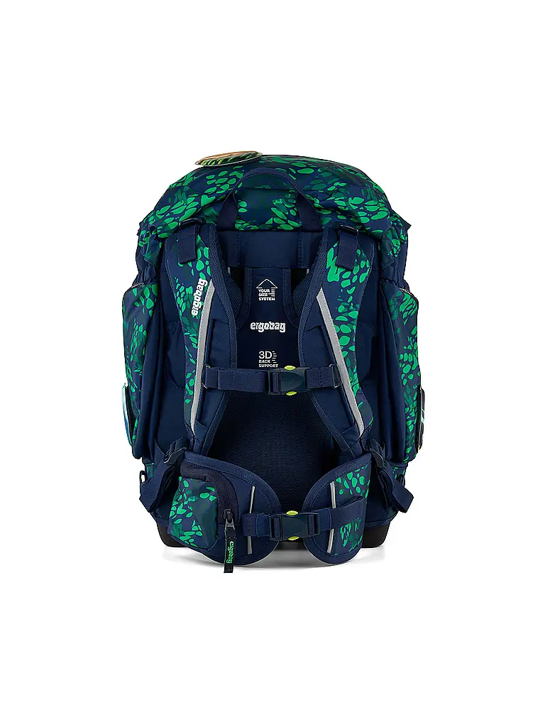 ERGOBAG | Schulrucksack Set 6tlg Pack DrachenbezwingBär | Negro