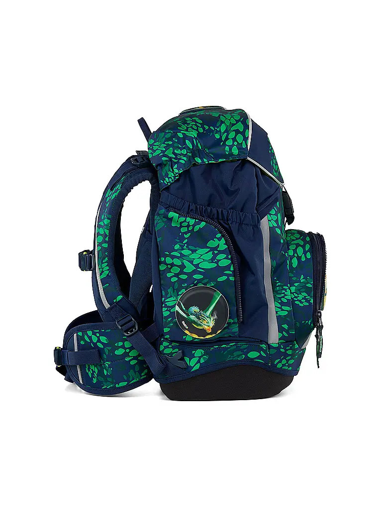 ERGOBAG | Schulrucksack Set 6tlg Pack DrachenbezwingBär | Negro
