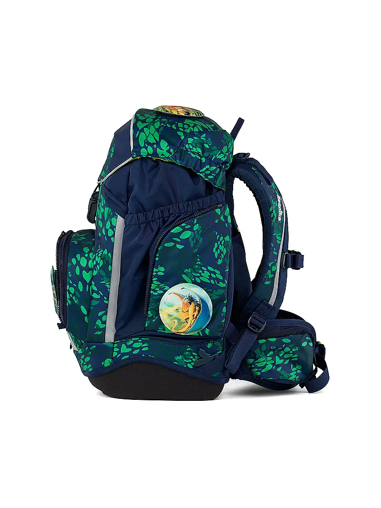 ERGOBAG | Schulrucksack Set 6tlg Pack DrachenbezwingBär | Negro