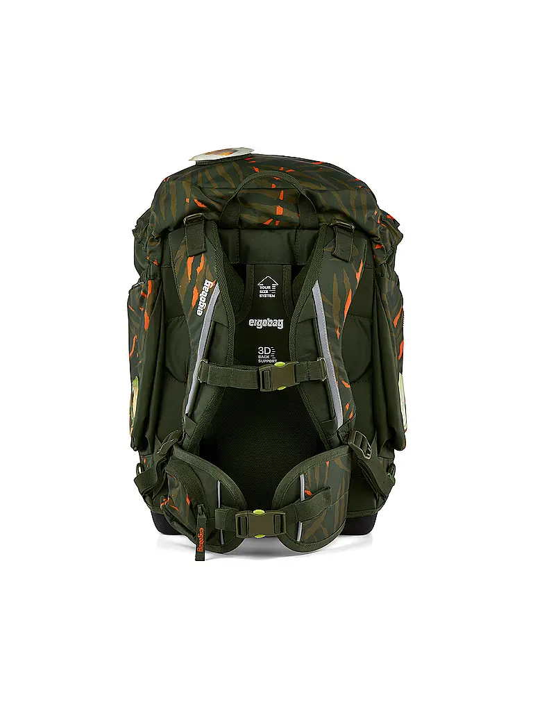 ERGOBAG | Schulrucksack Set 6tlg Pack ExBärdition | Negro