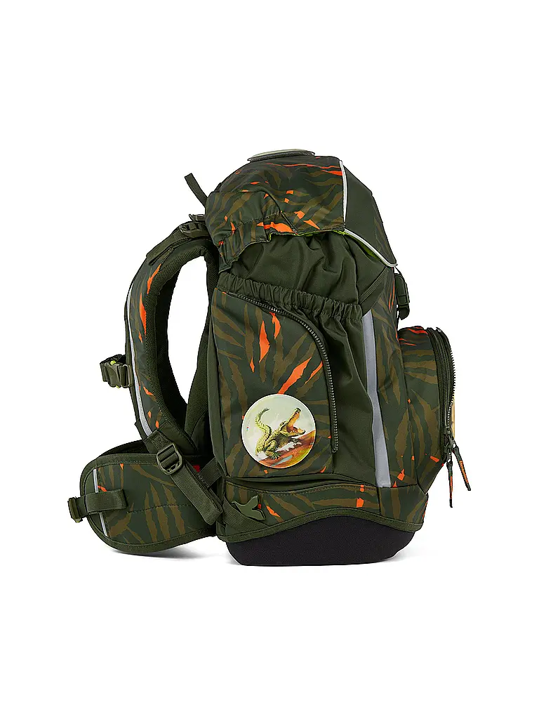 ERGOBAG | Schulrucksack Set 6tlg Pack ExBärdition | Negro