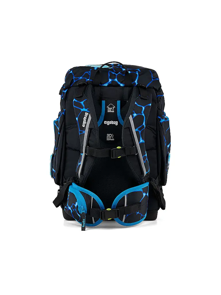 ERGOBAG | Schulrucksack-Set 6tlg. Maxi Bärassic Garden | Negro
