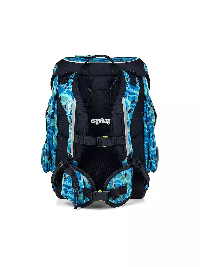 ERGOBAG | Schultasche Set 5tlg CUBO AbtauchBär | Azul