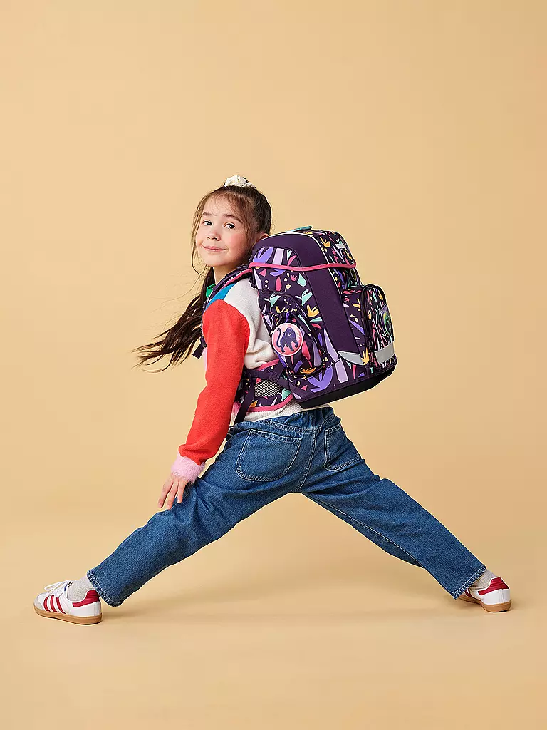 ERGOBAG | Schultasche Set 5tlg CUBO LIGHT AmBärzonas  | Lila