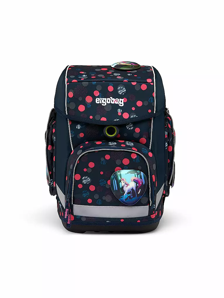 ERGOBAG | Schultaschen Set 5tlg Cubo - hantBärsiewelt | Negro