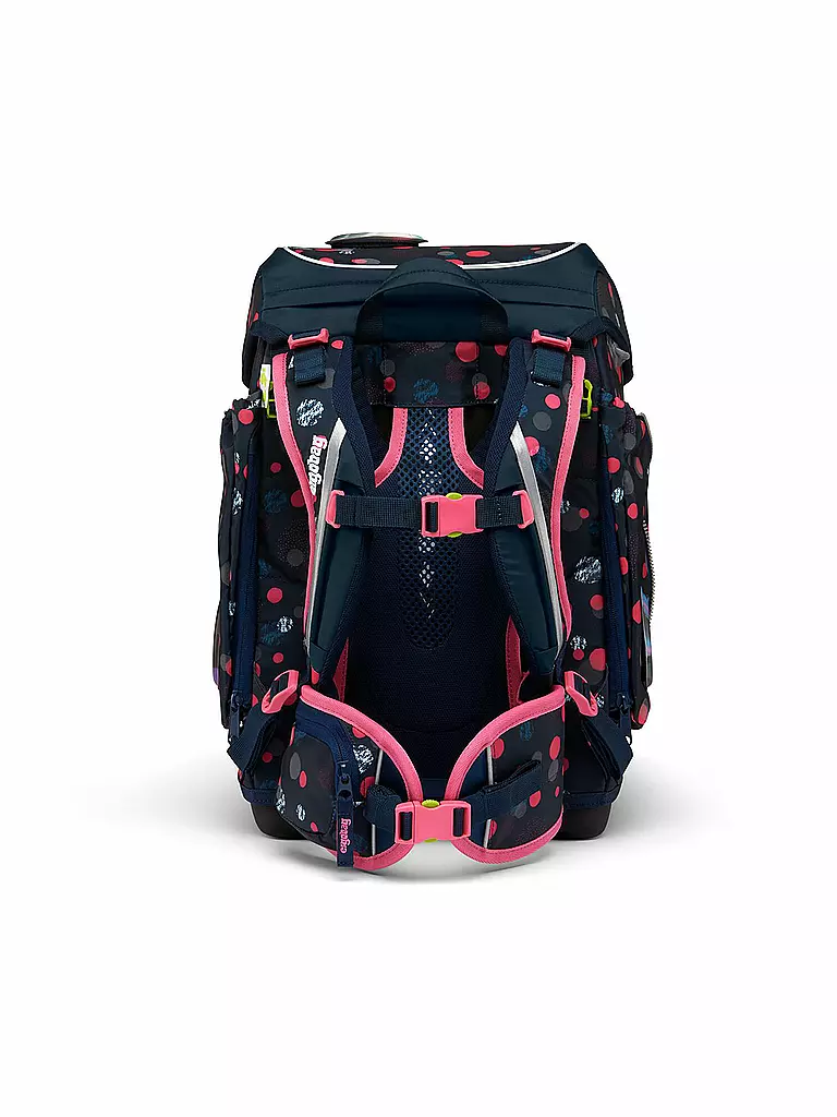 ERGOBAG | Schultaschen Set 5tlg Cubo - hantBärsiewelt | Negro