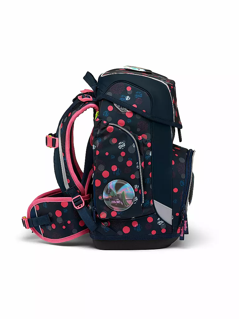 ERGOBAG | Schultaschen Set 5tlg Cubo - hantBärsiewelt | Negro