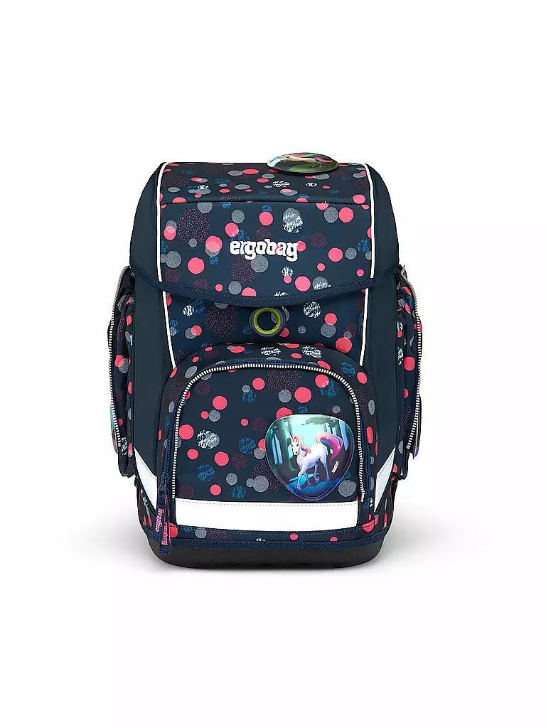 ERGOBAG | Schultaschen Set 5tlg Cubo - hantBärsiewelt | Negro