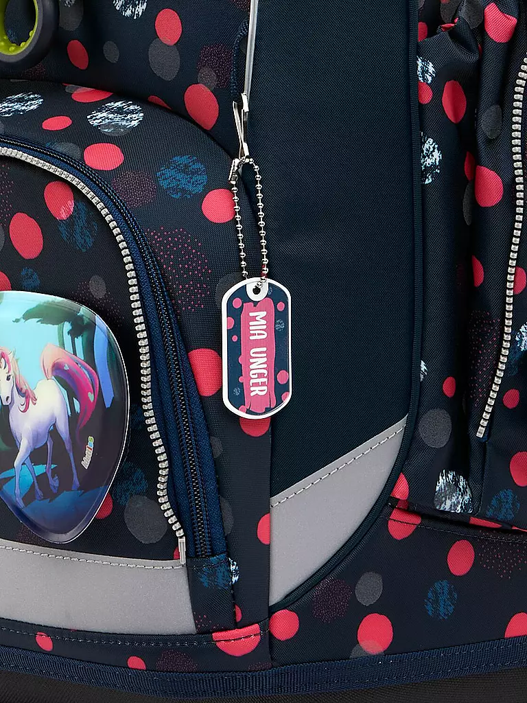 ERGOBAG | Schultaschen Set 5tlg Cubo - hantBärsiewelt | Negro