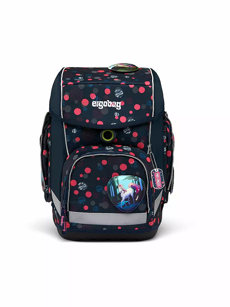 ERGOBAG | Schultaschen Set 5tlg Cubo - hantBärsiewelt | Negro