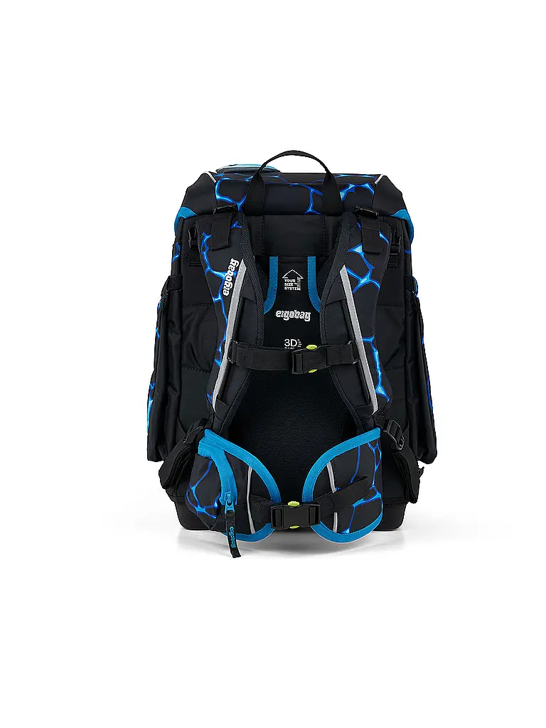 ERGOBAG | Schultaschen Set 5tlg CUBO Bärassic Garden  | Negro