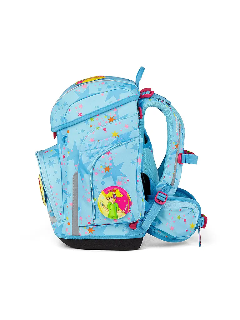 ERGOBAG | Schultaschen Set 5tlg CUBO Bärhext | Azul claro