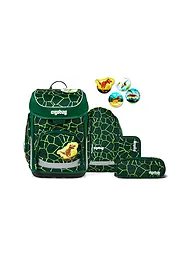 ERGOBAG | Schultaschen Set 5tlg CUBO Bärrex 2026 | Verde oscuro