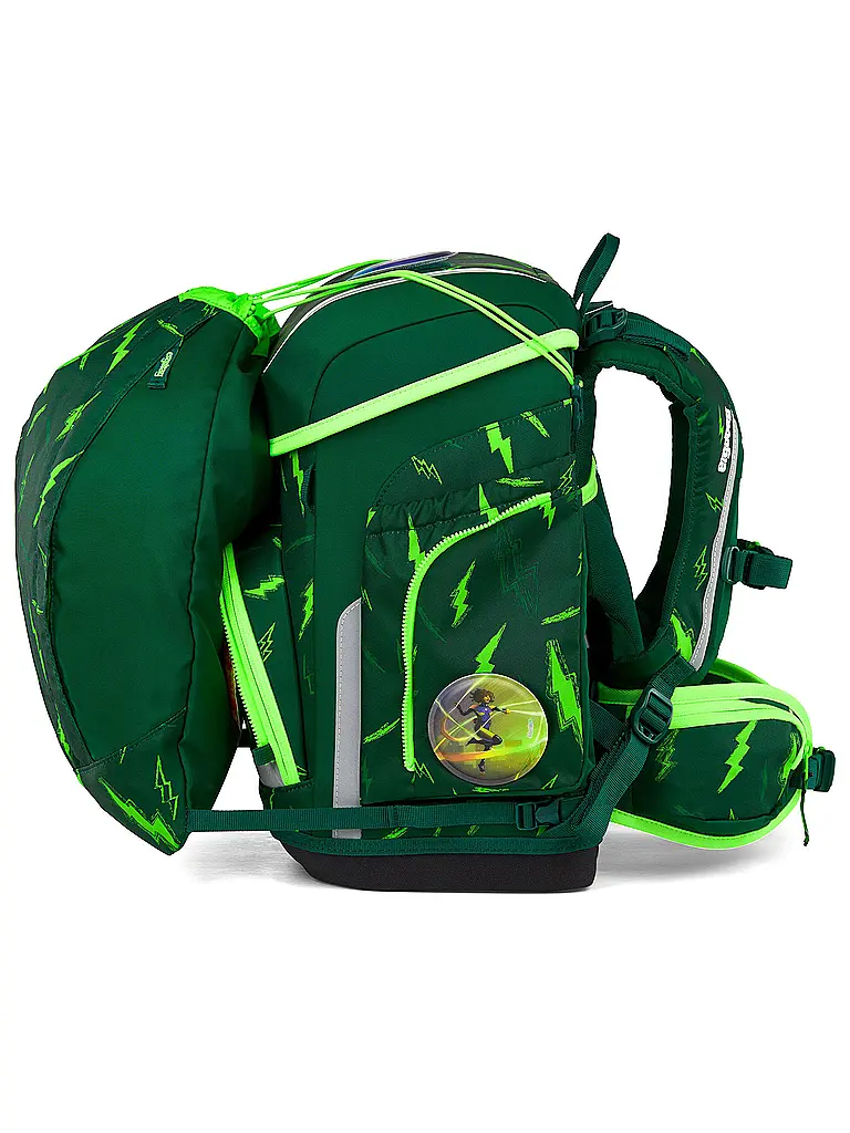 ERGOBAG | Schultaschen Set 5tlg CUBO Bärtastisch 2026 | Verde oscuro