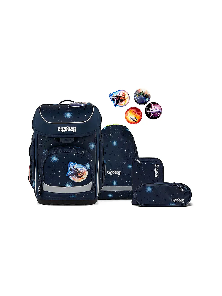 ERGOBAG | Schultaschen Set 5tlg CUBO KoBärnikus 2026 | Negro