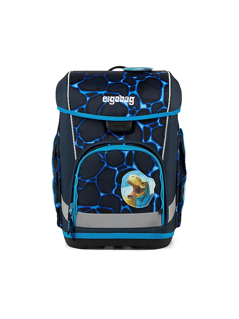 ERGOBAG | Schultaschen Set 5tlg CUBO LIGHT Bärassic Garden | Negro