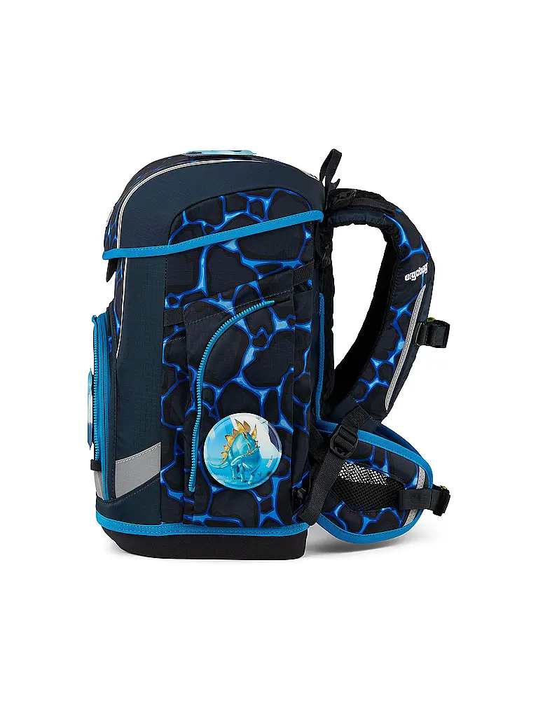 ERGOBAG | Schultaschen Set 5tlg CUBO LIGHT Bärassic Garden | Negro