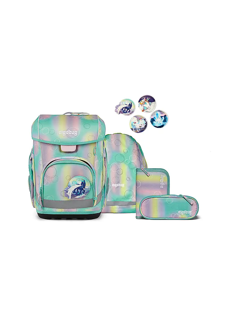 ERGOBAG | Schultaschen Set 5tlg CUBO LIGHT ZauBärwelt 2026 | Menta