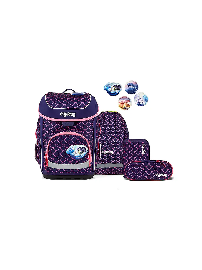 ERGOBAG | Schultaschen Set 5tlg CUBO PerlentauchBär 2026 | Baya