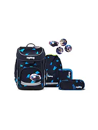 ERGOBAG | Schultaschen Set 5tlg CUBO VerfolgBärjagd 2026 | Negro