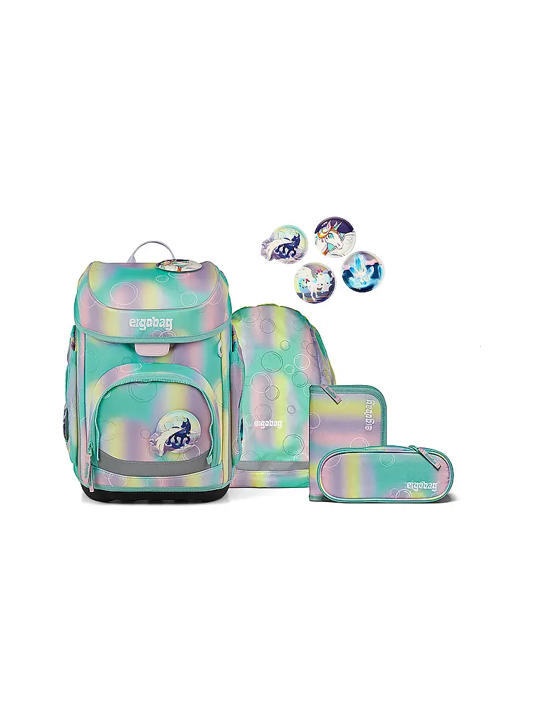 ERGOBAG | Schultaschen Set 5tlg CUBO ZauBärwelt 2026 | Menta