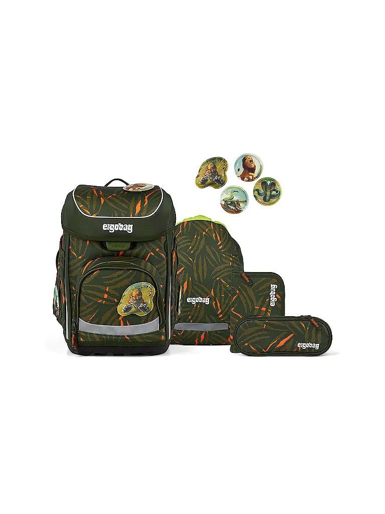 ERGOBAG | Schultaschen Set 5tlg CUBO | Negro