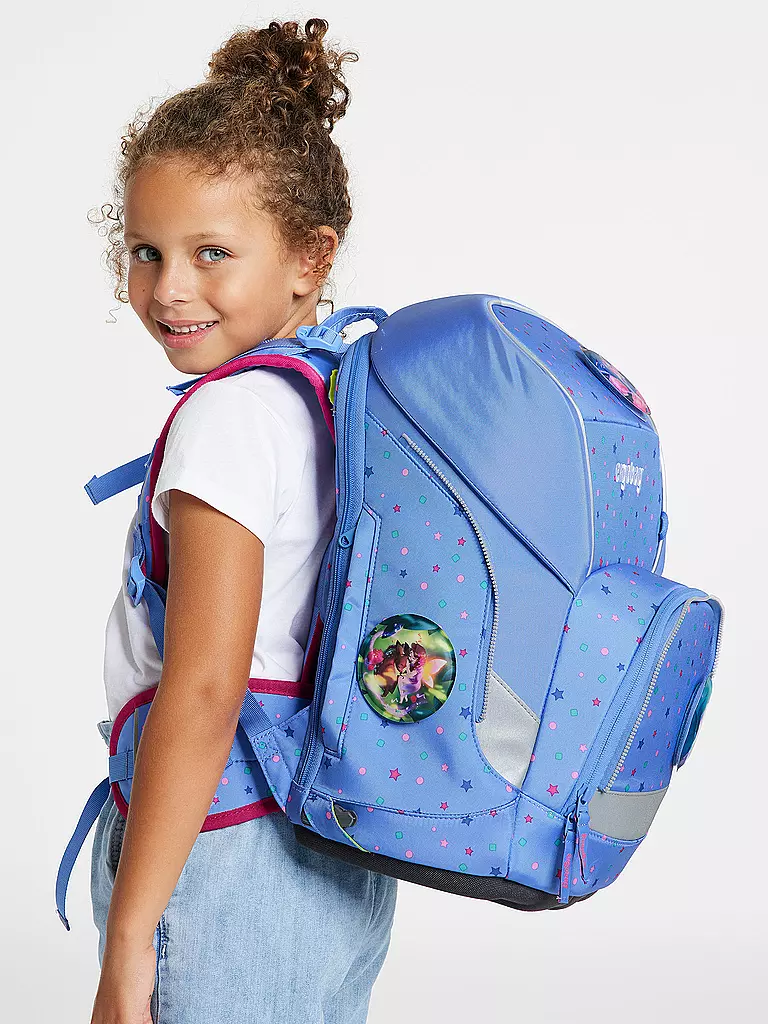 ERGOBAG | Schultaschen Set 5tlg Wide - Bärzaubernd | Azul claro