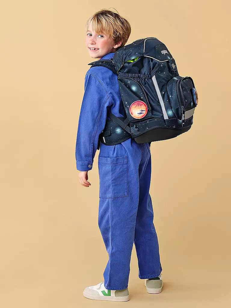 ERGOBAG | Schultaschen Set 6tlg. PACK KoBärnikus | Azul oscuro