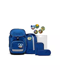 ERGOBAG | Schultaschen-Set 6-tlg. Pack - WaldmonstBär | Azul