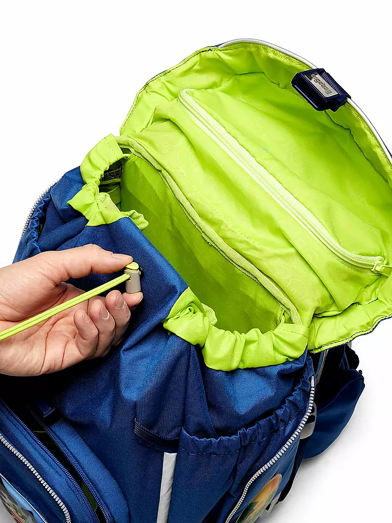 ERGOBAG | Schultaschen-Set 6-tlg. Pack - WaldmonstBär | Azul