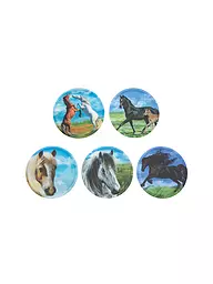 ERGOBAG | Klettie Set 5tlg Pferde im Galopp | Multicolor
