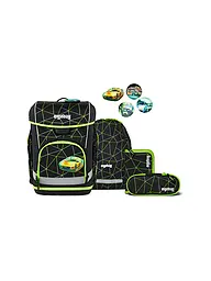 ERGOBAG | Set de mochila escolar 5 piezas CUBO LIGHT 2026 | Negro