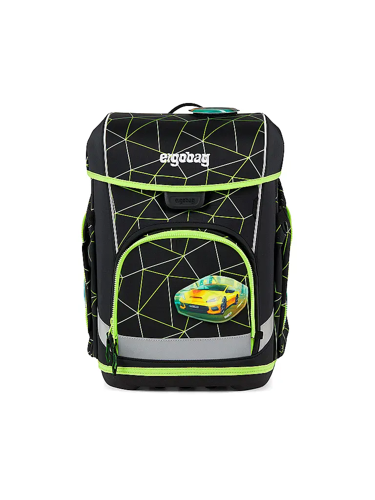 ERGOBAG | Set de mochila escolar 5 piezas CUBO LIGHT 2026 | Negro