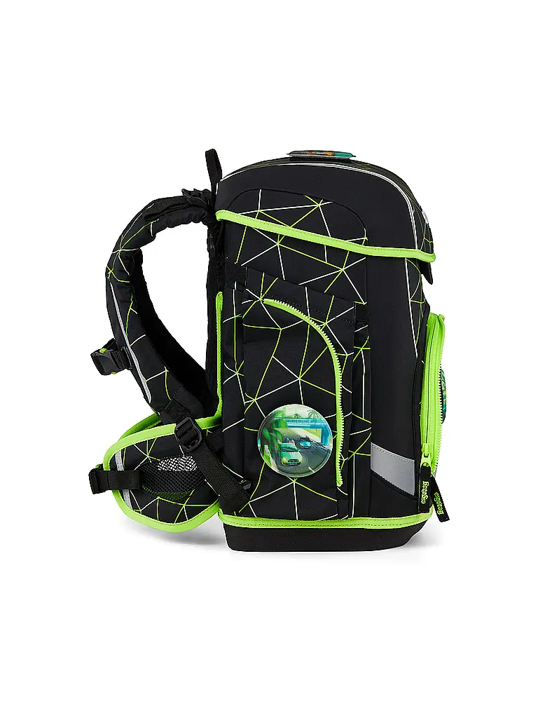 ERGOBAG | Set de mochila escolar 5 piezas CUBO LIGHT 2026 | Negro