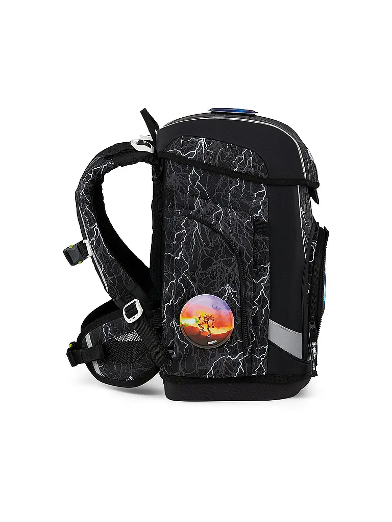 ERGOBAG | Set de mochila escolar 5 piezas CUBO LIGHT 2026 | Negro