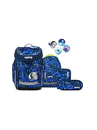 ERGOBAG | Set de Mochila Escolar 5 piezas CUBO OzeanBärwohner | Lila