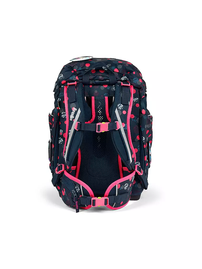 ERGOBAG | Set de mochila escolar 6 piezas MAXI Reflex Glow - Mundo de osos fantasma |