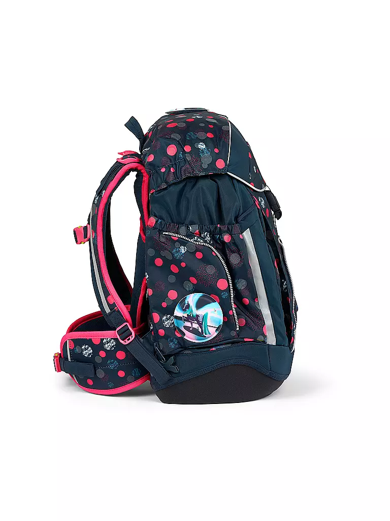 ERGOBAG | Set de mochila escolar 6 piezas MAXI Reflex Glow - Mundo de osos fantasma |