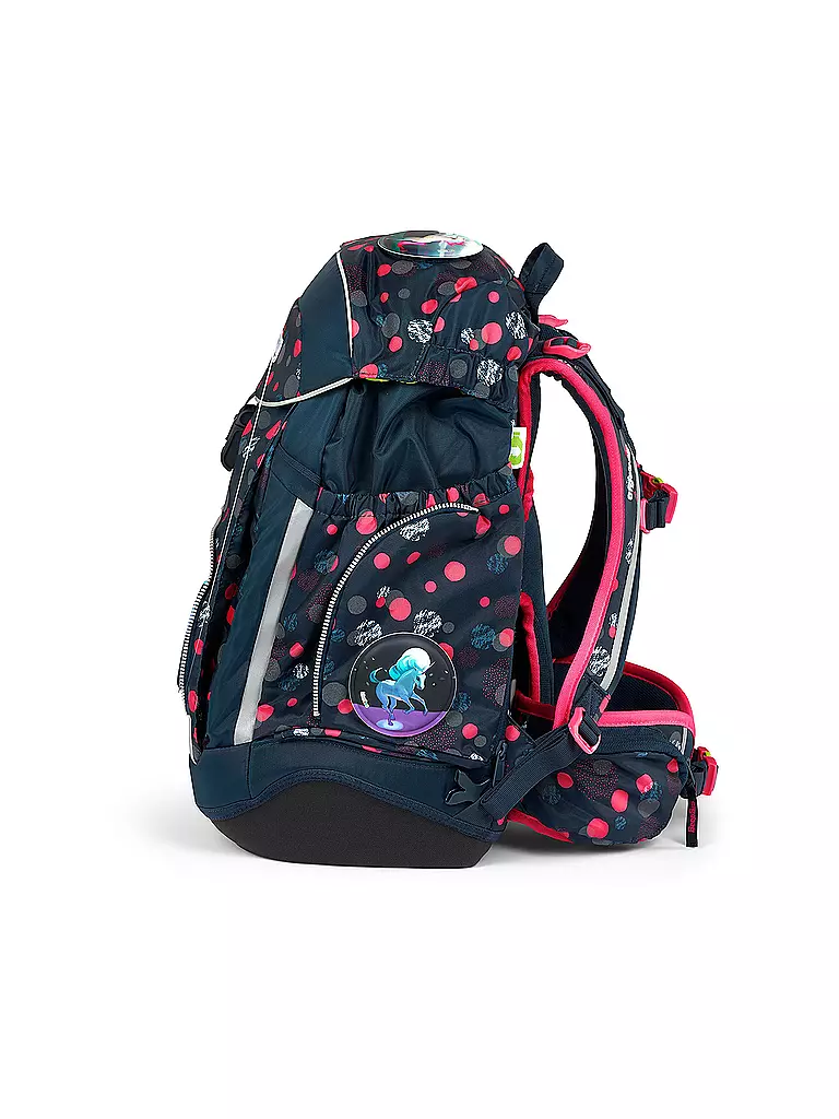 ERGOBAG | Set de mochila escolar 6 piezas MAXI Reflex Glow - Mundo de osos fantasma |