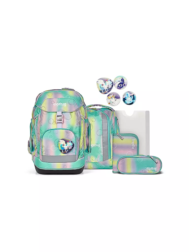 ERGOBAG | Set de mochila escolar 6 piezas MAXI ZauBärwelt | Multicolor