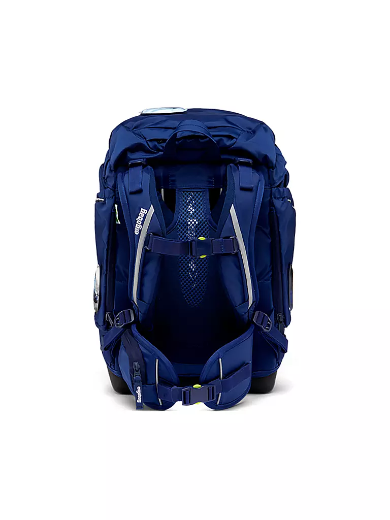 ERGOBAG | Set de mochila escolar 6 piezas PACK - Oso Luz Azul | Azul