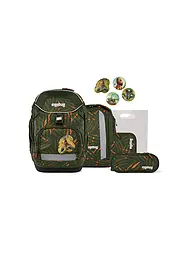 ERGOBAG | Set de mochila escolar 6 piezas Pack ExBärdition | Negro