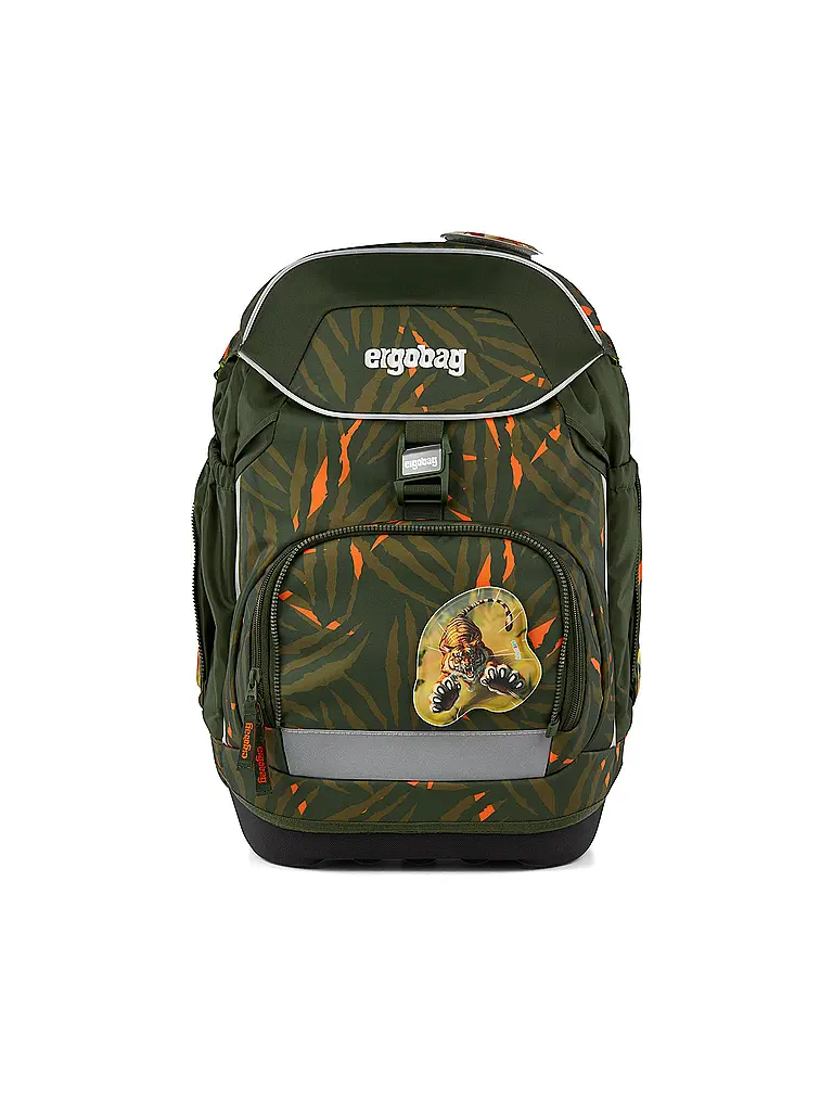 ERGOBAG | Set de mochila escolar 6 piezas Pack ExBärdition | Negro