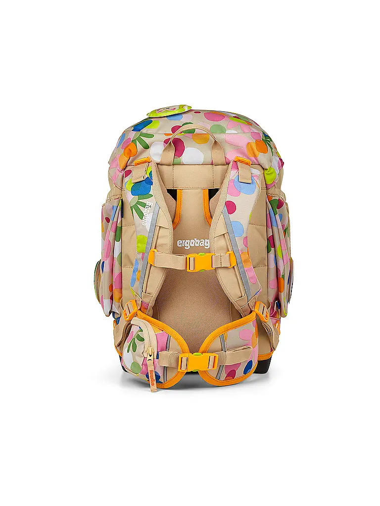 ERGOBAG | Set de mochila escolar 6 piezas Pack Flower PowBär 2026 |