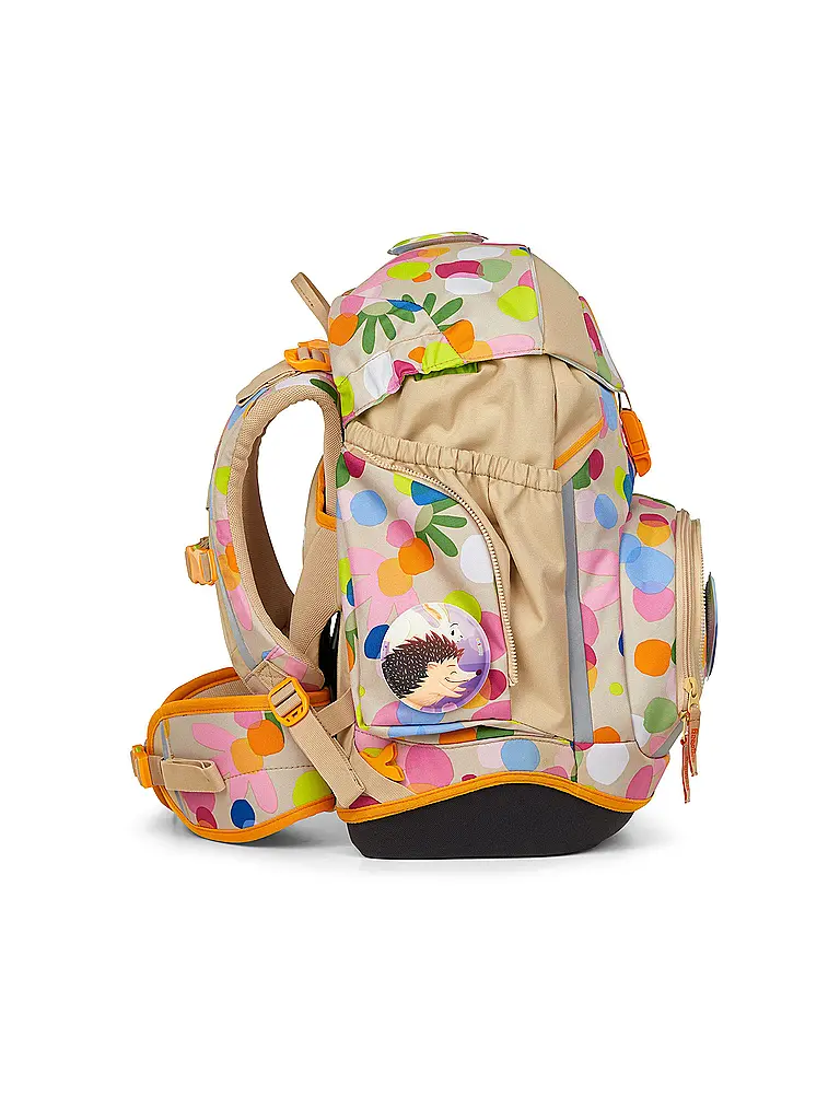 ERGOBAG | Set de mochila escolar 6 piezas Pack Flower PowBär 2026 |