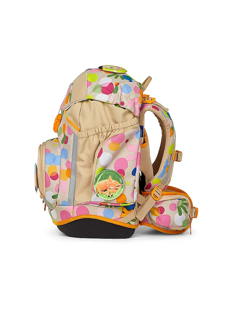 ERGOBAG | Set de mochila escolar 6 piezas Pack Flower PowBär 2026 |