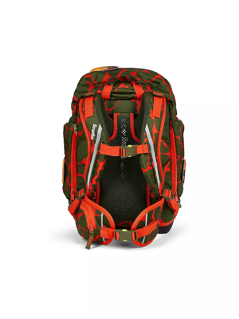 ERGOBAG | Set de mochila escolar 6 piezas PACK Lumi - FeuerspeiBär | Oliva