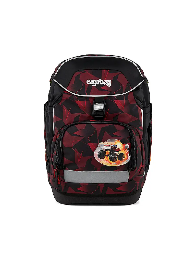 ERGOBAG | Set de mochila escolar 6 piezas Pack UnaufhaltBär | Negro