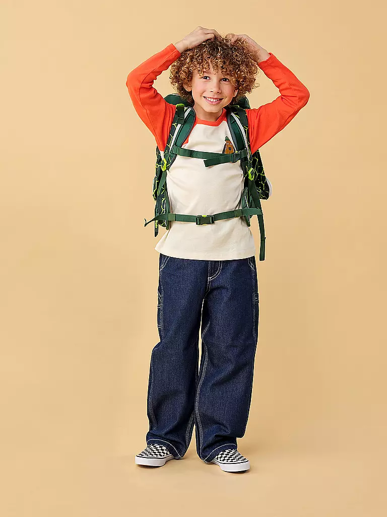 ERGOBAG | Set de mochila escolar CUBO de 5 piezas | 